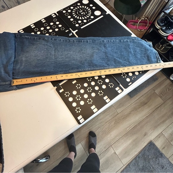 NWT Good American 90s Icon Denim Straight Leg High Rise Size 16 - Picture 15 of 16